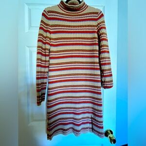 Aritizia Wilfred Station Hush striped knit sweater dress - XL